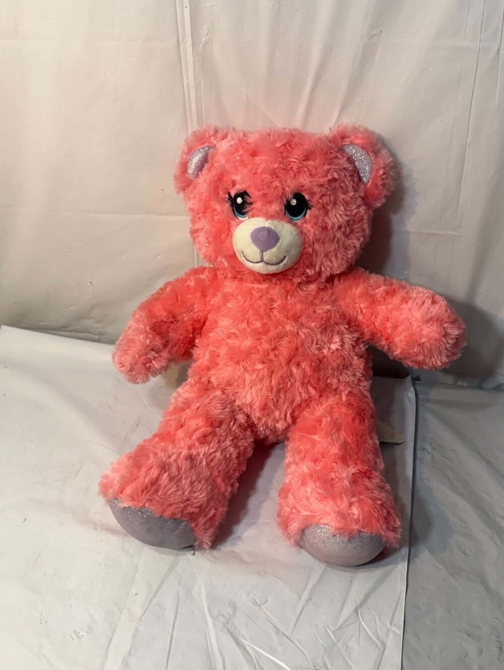 Coral Teddy Bear from Build-A-Bear Workshop Kids Plush Collectable